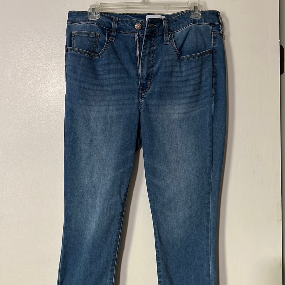 High-Rise cropped skinned jeans